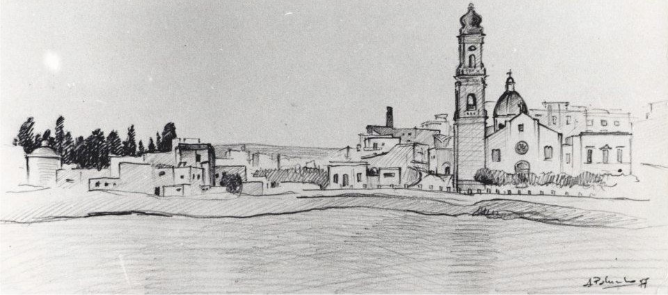 Immagine disegnata di Mola di Bari